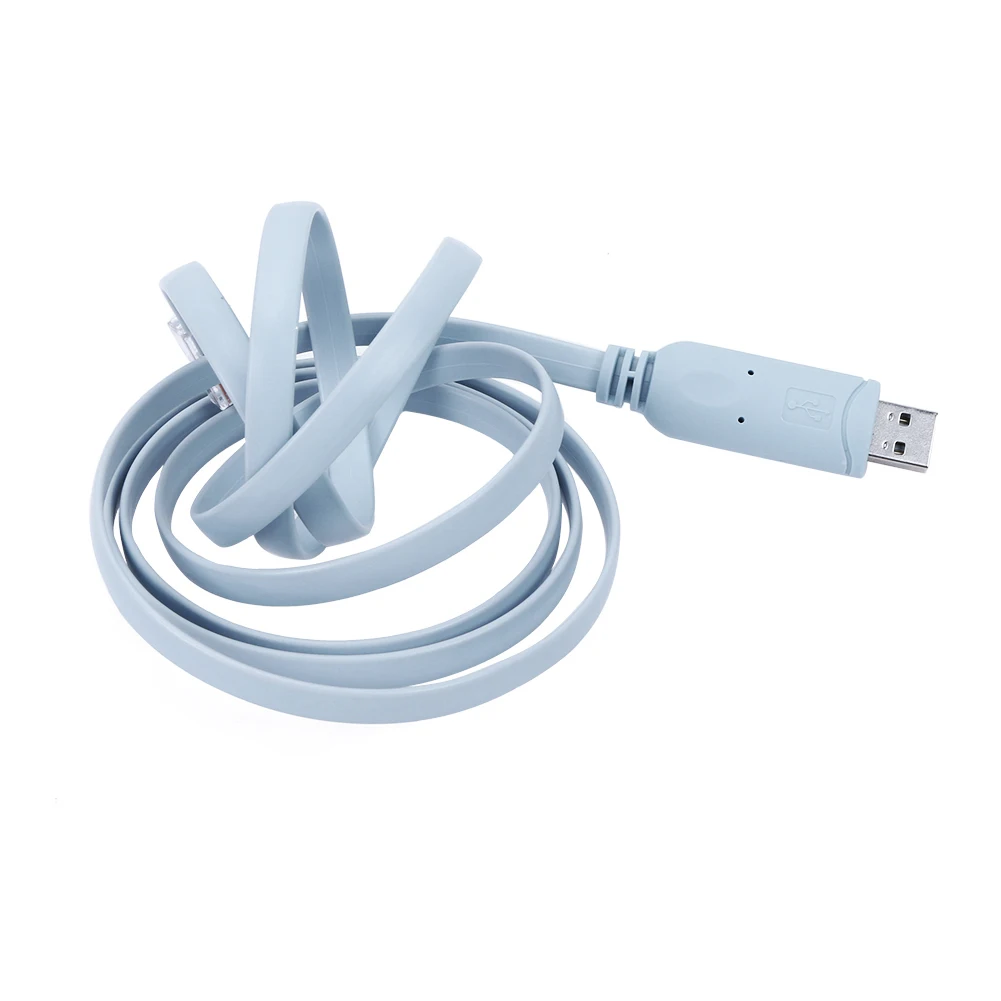 Горячая 1 8 м USB к RS232 RJ45 последовательный консольный кабель Соединительная линия