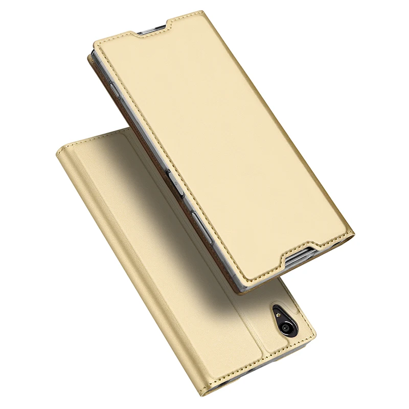Роскошный флип-чехол-бумажник из искусственной кожи для sony Xperia XA1 Plus XZ1 Premium XZ X Compact XP L1 Z6 E6 Z5 Mini держатель для карт с подставкой