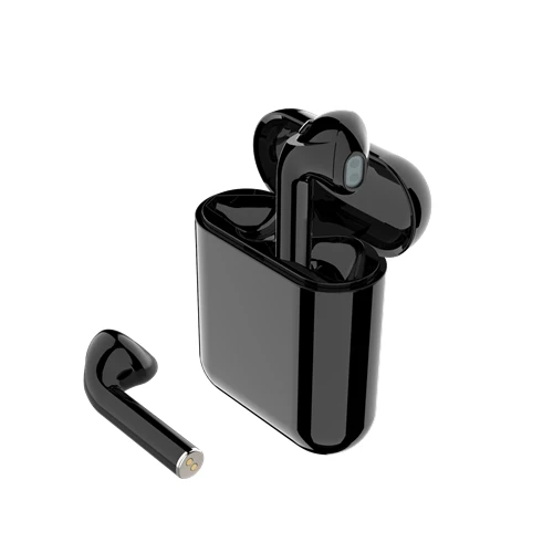 Langsdom T7 мини беспроводные наушники Bluetooth наушники с зарядной коробкой настоящие беспроводные наушники Bluetooth гарнитуры для телефонов - Цвет: Black