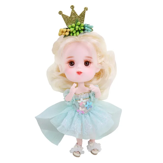 plumpy Мечта фея 1/12 BJD кукла 26 шарнирное тело ob11 мини кукла с обувью 14 см милая детская Подарочная игрушка, имя от DODO - Цвет: plumpy