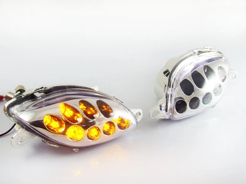 Светодиодный передний указатель поворота для мотоциклов SUZUKI GSXR1300 Hayabusa 1999 2007|lamp