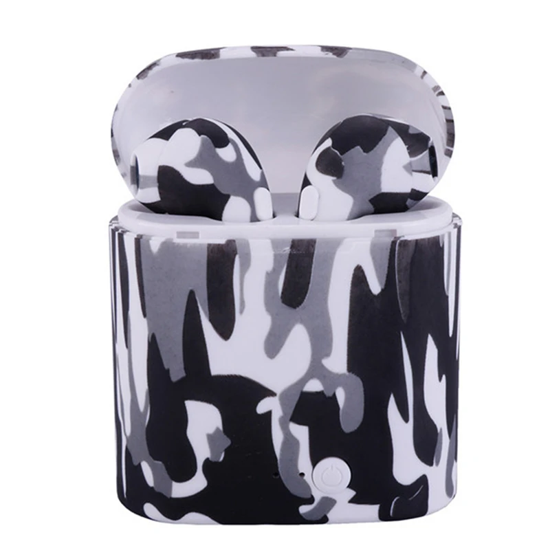 Новые I7 I7S TWS Camo беспроводные наушники-вкладыши Bluetooth наушники гарнитура с