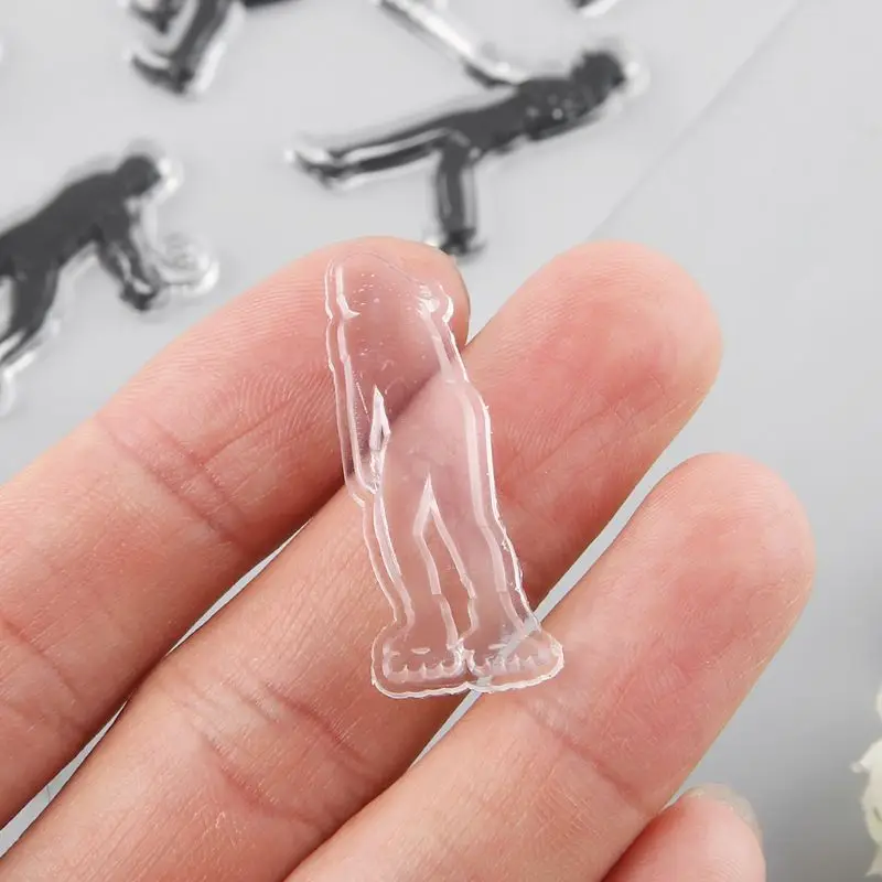 Спортивная велосипедная силиконовая прозрачная печать DIY Скрапбукинг рельефная