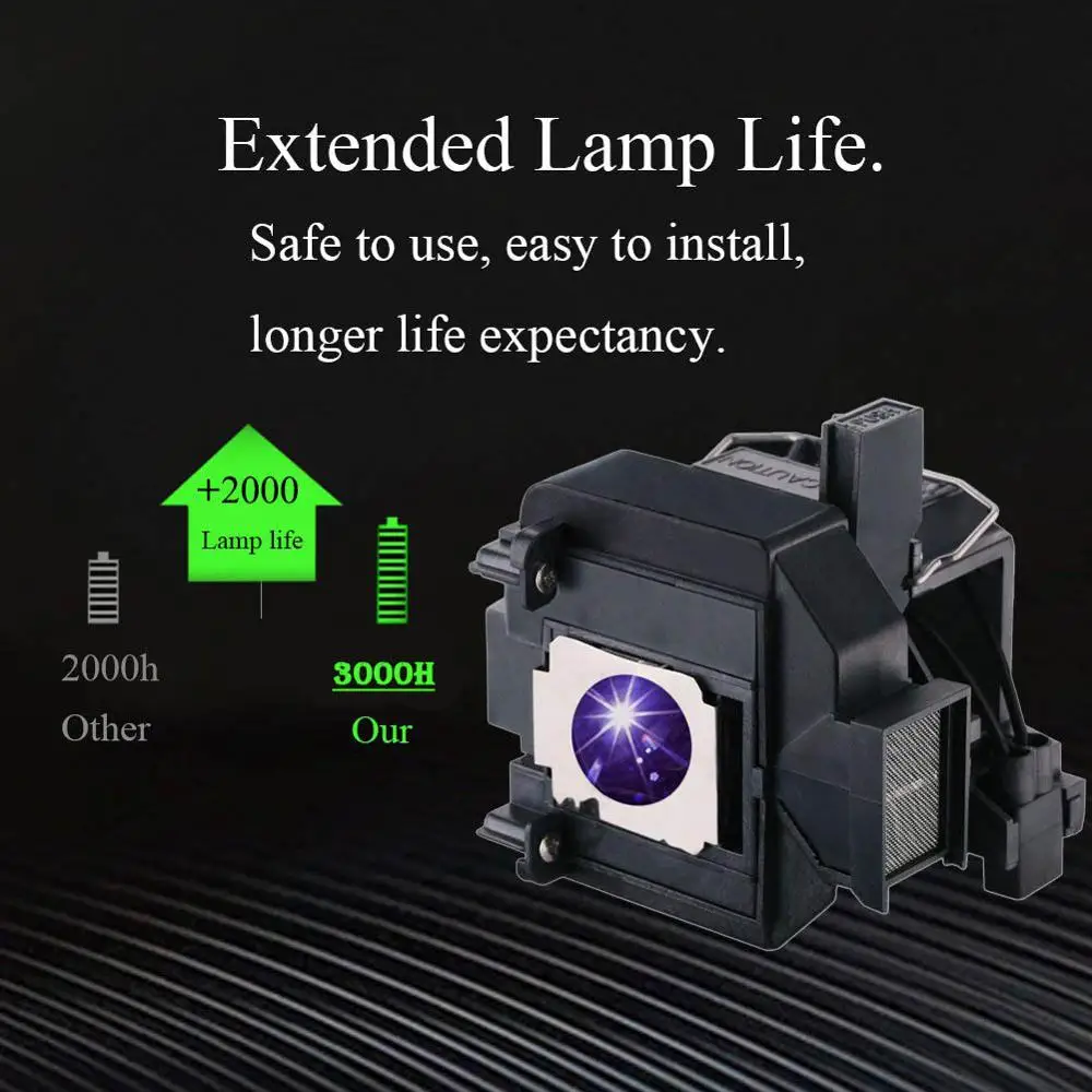 Лампа для проектора EPSON V13H010L69 ELPLP69 высокое качество лампа EH-TW8000 1 2 5 10 | Электроника