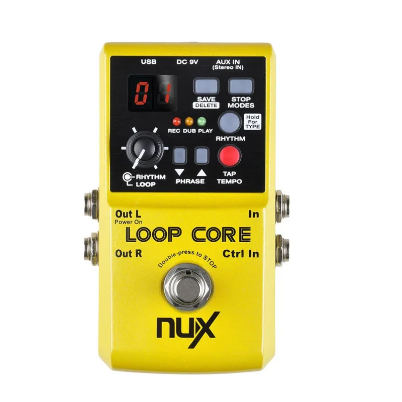 Горячая петля сердечника Гитарные эффекты Педали Looper экстенсивная педаль 6