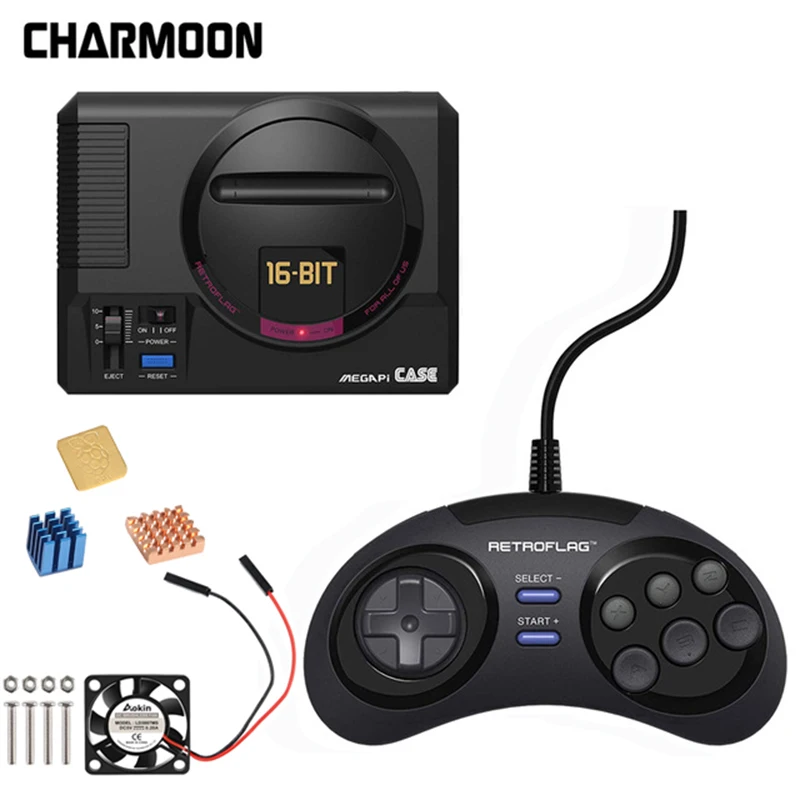 

Original Retroflag MEGAPi Case / Game Controller Functional Button for Raspberry Pi 3 B Plus (3B+) / 3B / 2B
