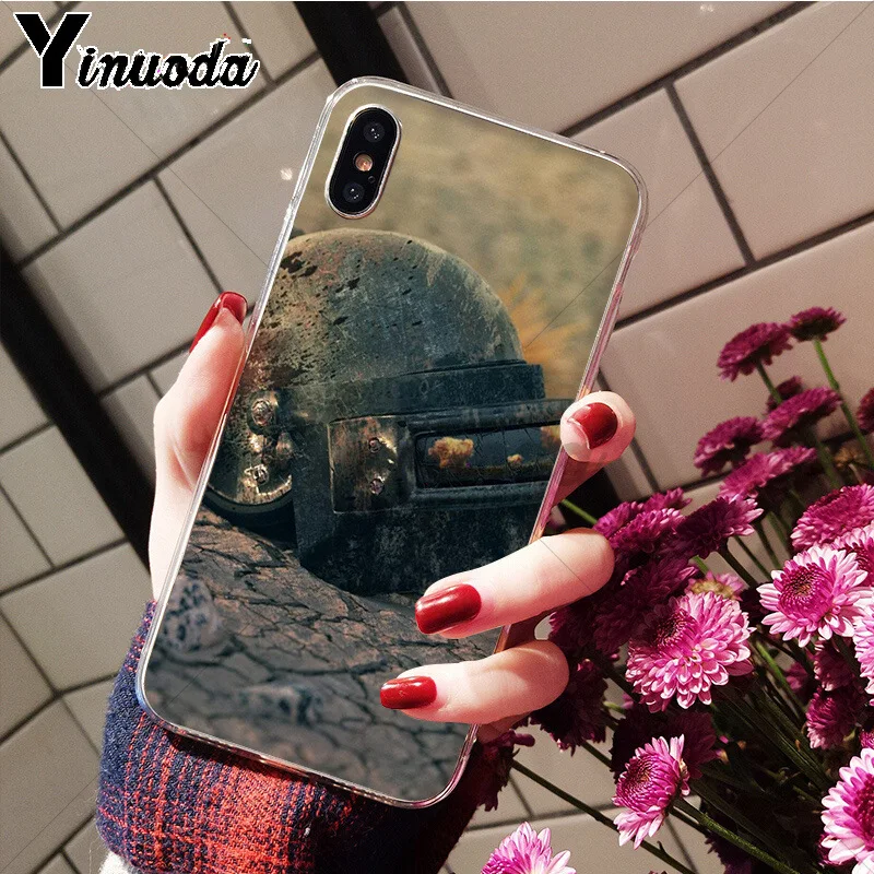 A2 Yinuoda Playerunknown's Battlegrounds PUBG TPU чехол для телефона чехол для iPhone 8 7 6 6S Plus X XS MAX 5 5S SE XR мобильных телефонов - Цвет: A2