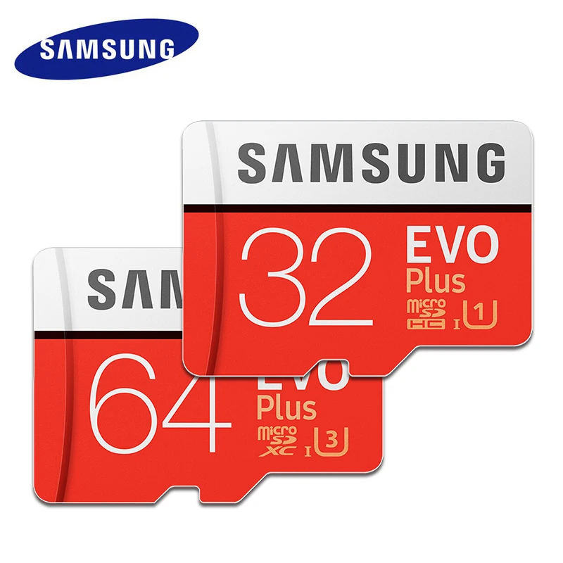 SAMSUNG новая карта памяти Micro SD EVO + 128 Гб 64 ГБ 32 95 МБ/с./с 100 C10 SDHC SDXC U1 U3 TF 100%