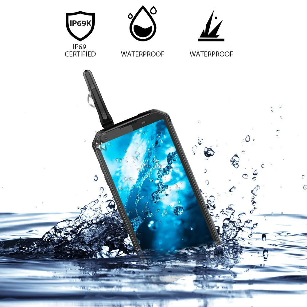 Blackview BV9500 Pro 5 7 &quotIP68 водонепроницаемый смартфон рация 6 ГБ + 128 10000 мАч батарея
