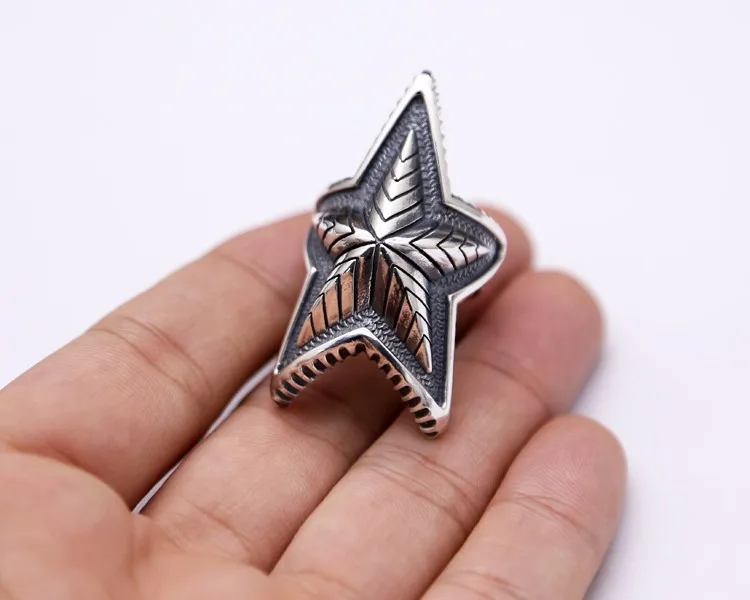 S925 puresilver Cody Sanderson азиатская Звезда серебряное кольцо для мужчин серебряное кольцо в стиле ретро мужское властное мужское модное серебряное кольцо