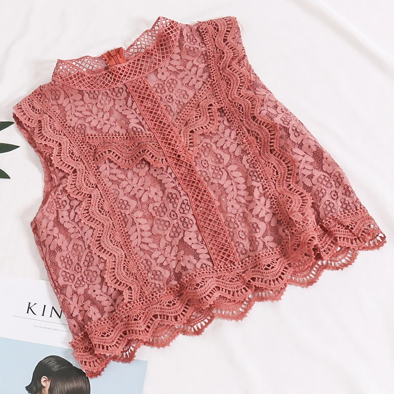 Летние кружево крючком топики женские и майки жилет пикантные открытые