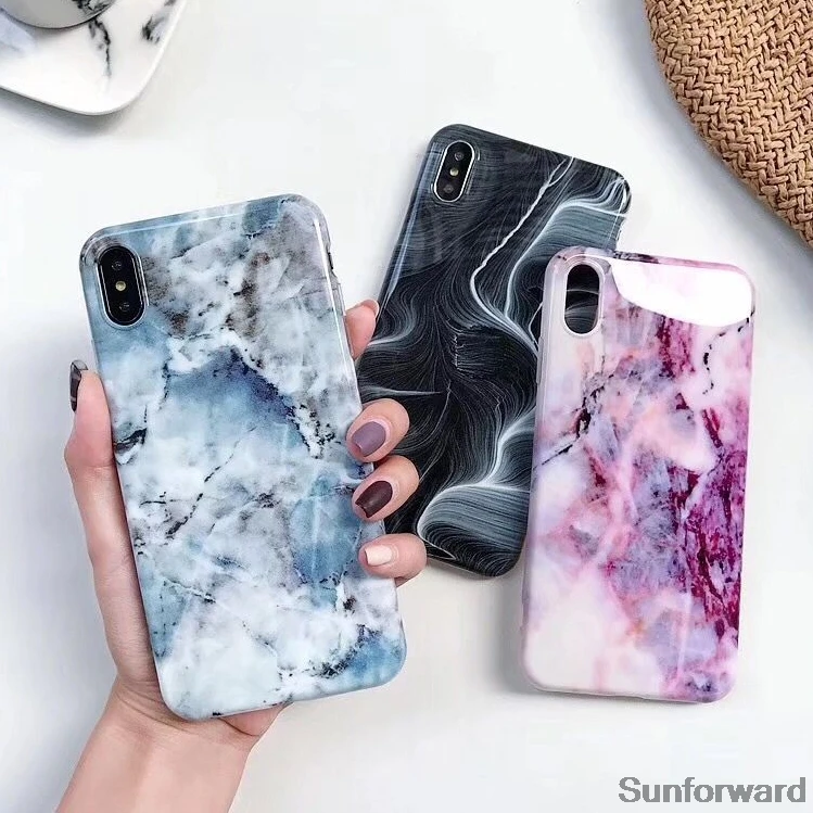 Мраморный чехол для iPhone 8 XS MAX мягкий ТПУ 6 6S 7 Plus X XR телефона |
