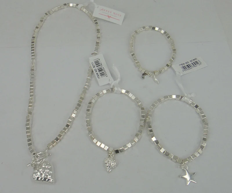 Женское Ожерелье с квадратными бусинами 4 мм металлическая подвеска буфами в