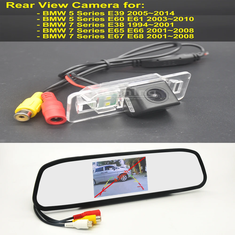 

Камера заднего вида Камера для BMW 5 серия E39 E60 E61 7 серия E38 E65 E66 E67 E68 Беспроводной заднего вида парковочная видеокамера заднего вида в автомоби...