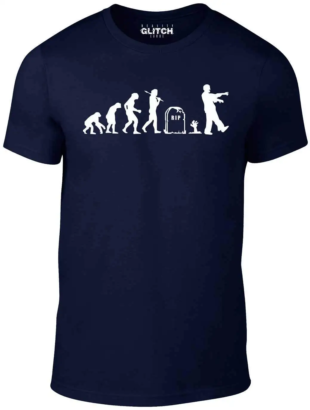 Zombie Evolution T-shirt - T Shirt Funny Zombies humour Living Dead walking Cool Casual pride t shirt men Unisex New Fashion | Мужская