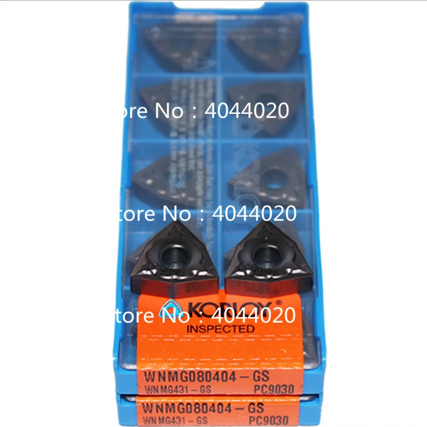 KORLOY WNMG080404 GS PC9030 WNMG431 10 шт. хорошего качества новый оригинальный|Токарный