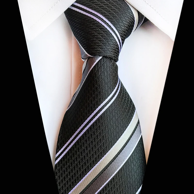 

Hot Sale Silk Plaid Ties Gifts for Men Shirt Wedding cravate pour homme Jacquard Woven Necktie Party Gravata Business Formal tie