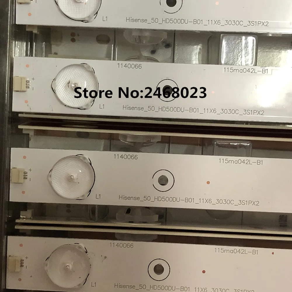 Светодиодная лента с подсветкой 6 ламп для телевизора Hisense 50 LED50K320U LED50EC620CA 50CU6000