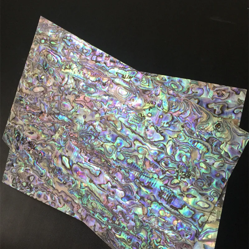 AAA ранг Новая Зеландия paua abalone оболочки ламинат лист для отделочных материалов и дерева инкрустация зеленый цвет 0,25 мм