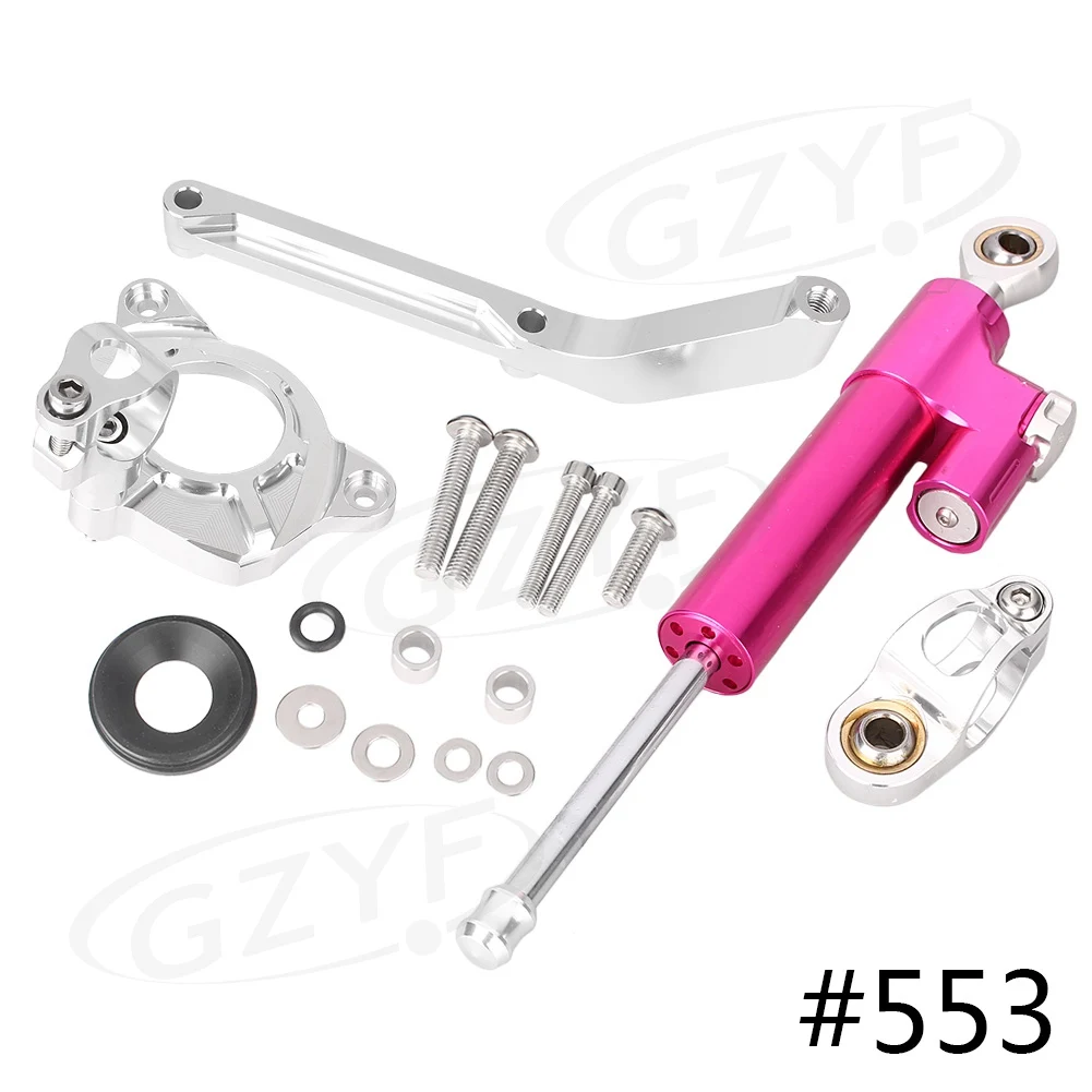 GZYF 1 комплект ЧПУ Алюминий рулевой демпфер Стабилизатор кронштейн для Kawasaki Z1000 2014