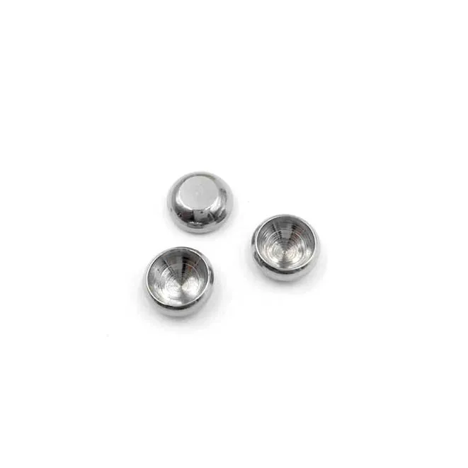 Круглый Кабошон из нержавеющей стали штамповочные заготовки фурнитура сделай