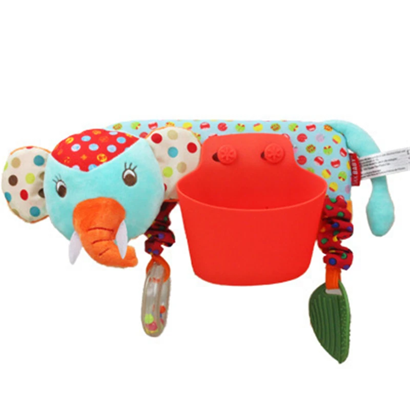 Multifunction Baby Teether Trolley Storage Bag Infant Carriage Cute Pocket Bed Hanging Stroller Car Cart Accessories | Мать и ребенок