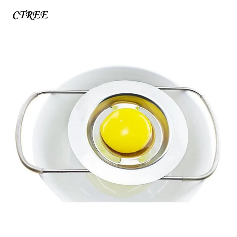 

CTREE High Quality Household Stainles Steel Egg Yolk Separator Eco Friendly Food Grade Material Egg Separator Kitchen Tool C456