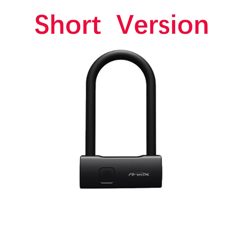 short version XIAOMI Mijia AreoX интеллектуальный замок с отпечатком пальца U8 шкафчик раздвижной двери автомобиля мотоцикла велосипеда замок окна пароль водонепроницаемый - Цвет: short version