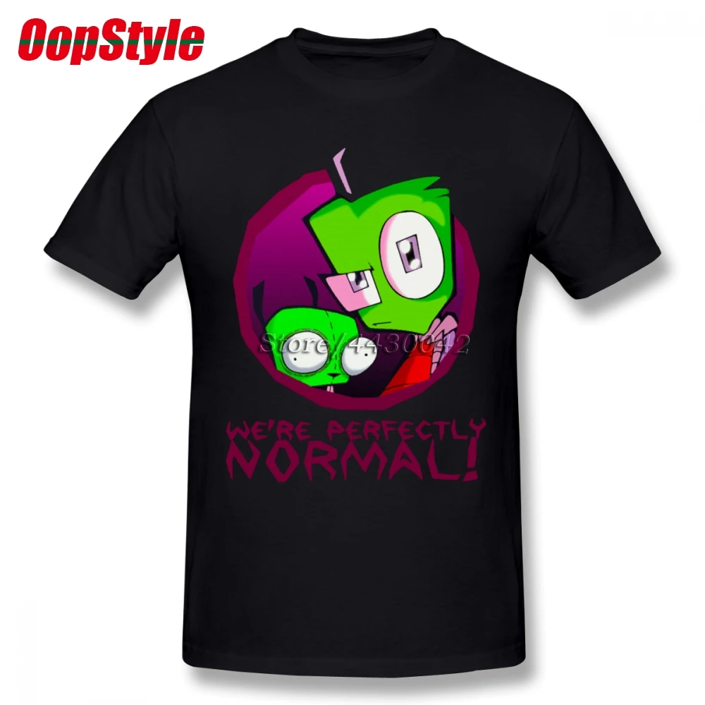 Мужская футболка с коротким рукавом Invader Zim Gir Alien летняя хлопковая размер плюс 4XL