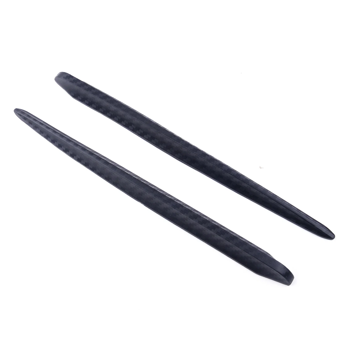 CITALL 2pcs Car Bumper Protector Corner Guard Anti-Scratch Strips Sticker Carbon Fiber Style Body Mirror Bars Protection |