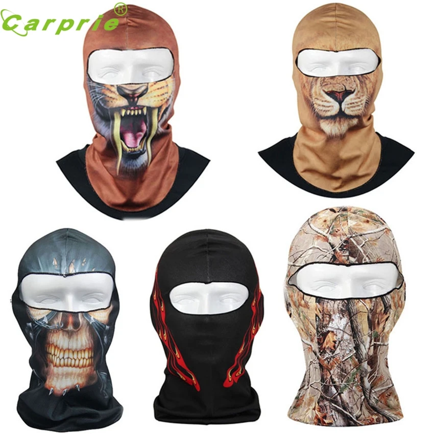 Надежный модный новый тонкий 3D для катания на лыжах Балаклава капюшон маска все