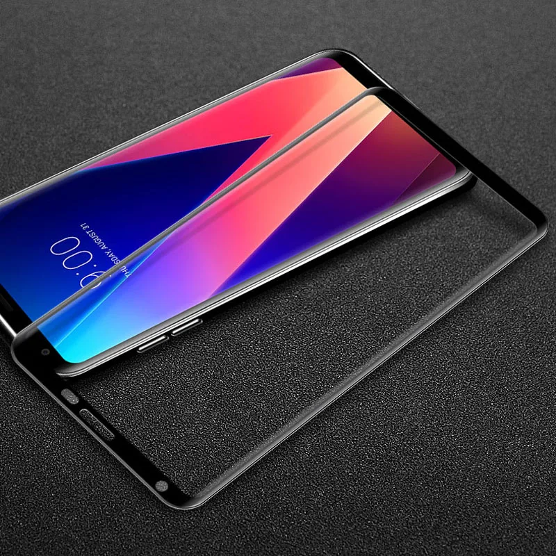 9H 3D закаленное стекло для LG V30 + LCD изогнутая полная защитная крышка экрана plus H930