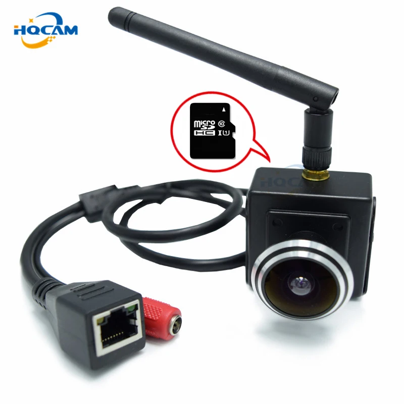HQCAM CAMHI 720P Мини Wi Fi IP камера беспроводная веб 1 78 мм широкоугольный объектив рыбий