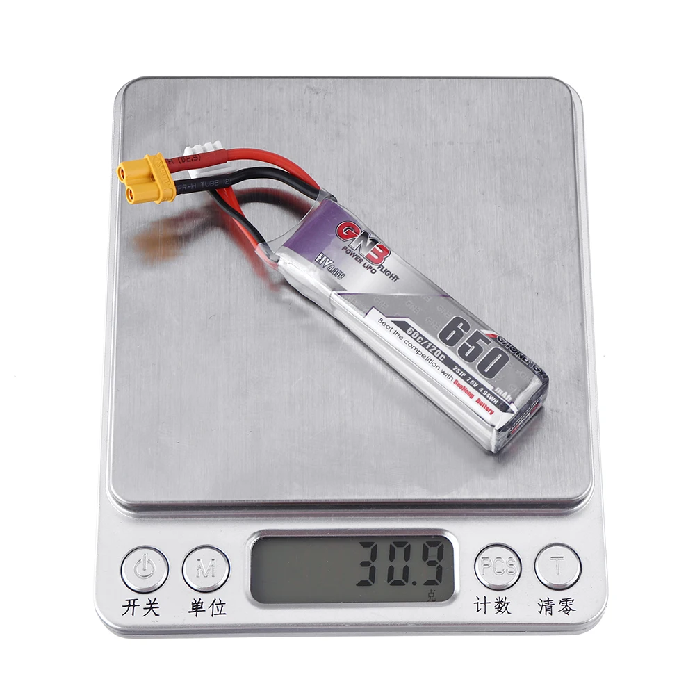4 шт. Lipo аккумулятор Gaoneng 7 6 В 650 мАч 60C 2S HV 35 в разъем XT30 для Happymodel FPV Racing Drone|Детали и