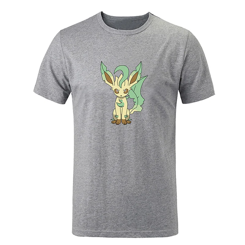 Мужская футболка с рисунком из мультфильма umbreon Sylveon leafeon pokemon jolteon хлопковая