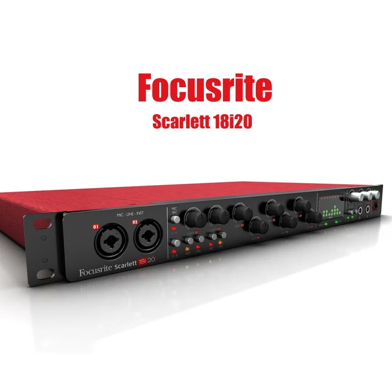 Focusrite Scarlett 18i20 звуковая карта 2nd generation usb-аудио интерфейс цифровой интерфейс 2 поколения 8-полосная АС запись