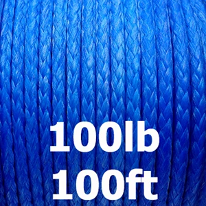 Плетеная UHMWPE леска для рыбалки 100lb-3960lb сильная соленая водная Рыбная леска крепкая веревка для кайта для отдыха на природе и туризма - Цвет: 100lb 100ft blue