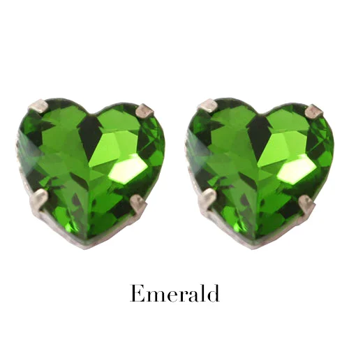 emerald Красочный в форме сердца пришить на коготь стразы Flatback Стекло Кристалл шитье на Стразы для украшения для одежды Y1176 - Цвет: emerald