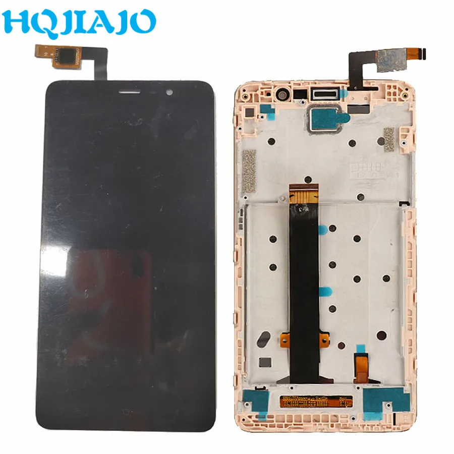 ЖК экран HQJIAJO для Xiaomi Redmi Note 3 Snapdragon 650 сенсорный дигитайзер с рамкой Pro 150 мм