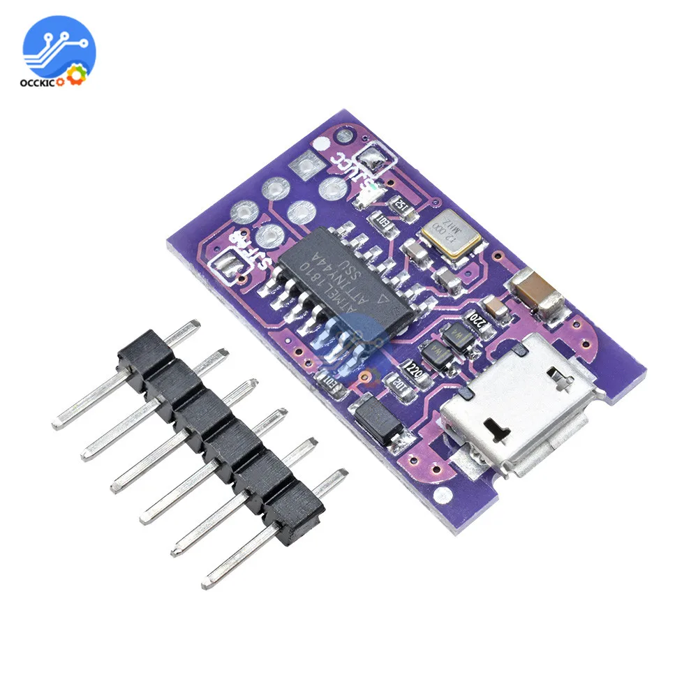 ATTINY44 модуль 5 в микро usb крошечный AVR ISP программатор для загрузчик ардуино