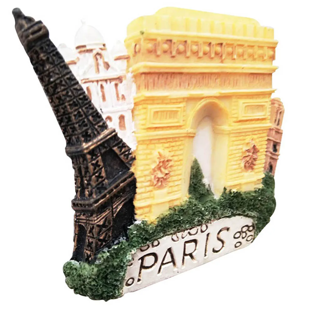 Высокая Notre Dame DE Paris 3D магнит на холодильник ремесло Триумфальная арка Франции
