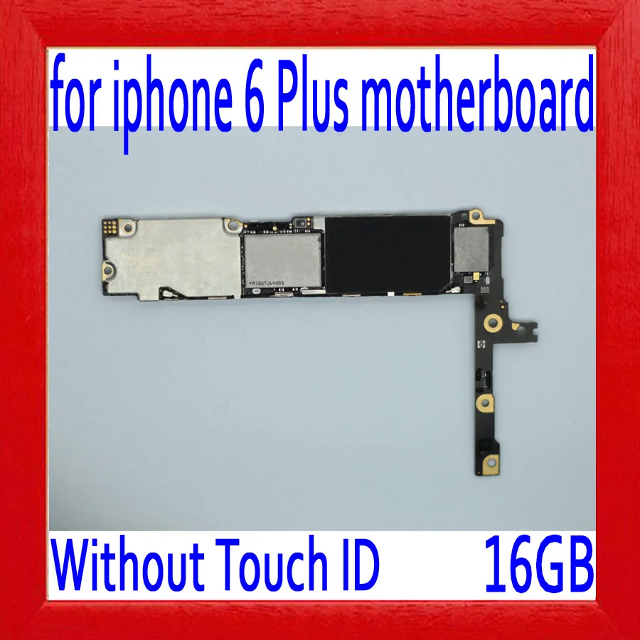 Оригинальная разблокированная материнская плата для iphone 6 plus с системой IOS, 16 ГБ для iphone 6P материнская плата без Touch ID, хорошая работа