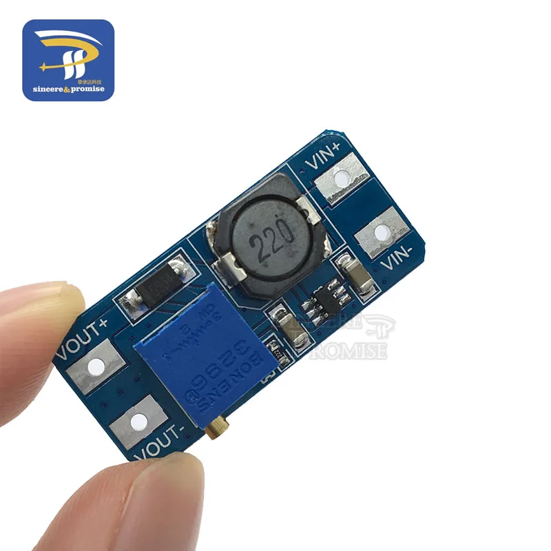 MT3608 DC-DC регулируемый Повышающий Модуль 2A повышение пластина Step Up Модуль с MICRO USB 2 V-24 V 5V 9V 12V 28V для Arduino