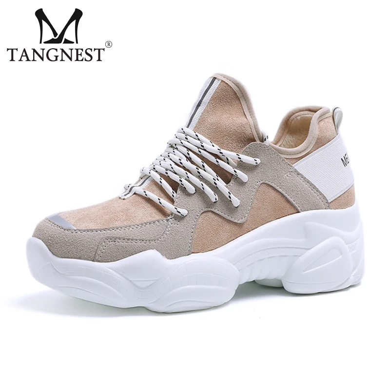 HEE GRAND/2019 г. Новые кроссовки Женская обувь на плоской платформе без застежки