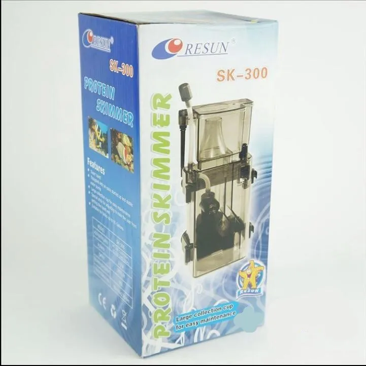 RESUN SK 300 сепаратор для аквариума с насосом устройство растворения азота мини