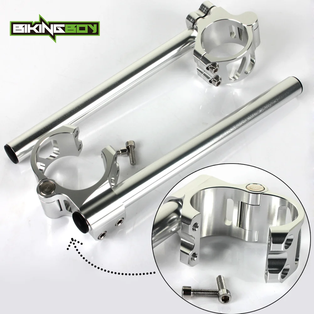 Руль BIKINGBOY ALU 45 мм 7/8 &quot с раздельными зажимами для HONDA CBR600RR 2003 2004 CBR900RR 93 1994 1995 1996 1998 |