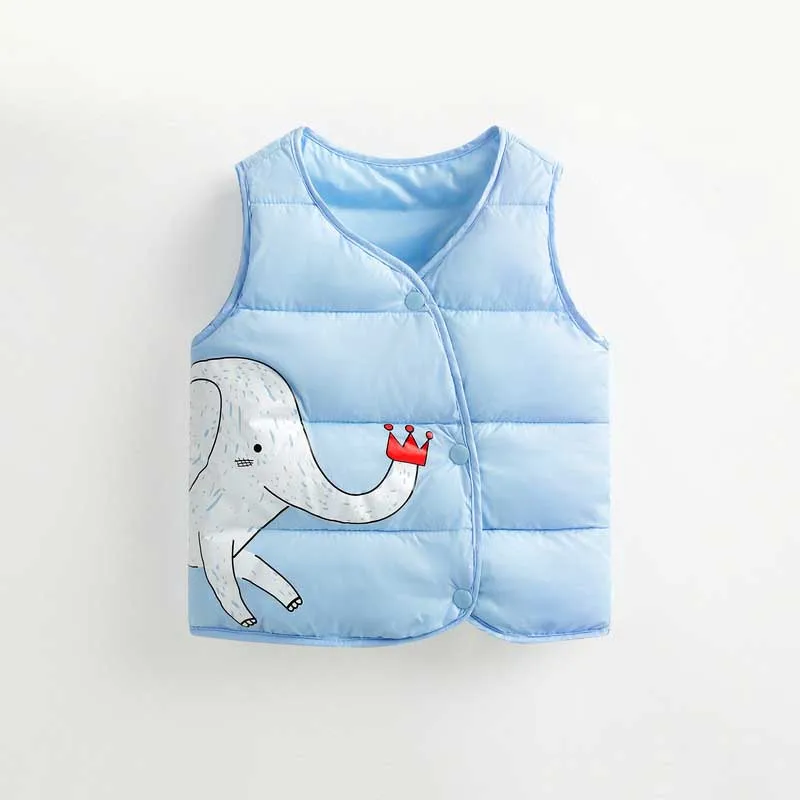 BibiCola/жилет для маленьких девочек теплая куртка сезон зима осень Детский