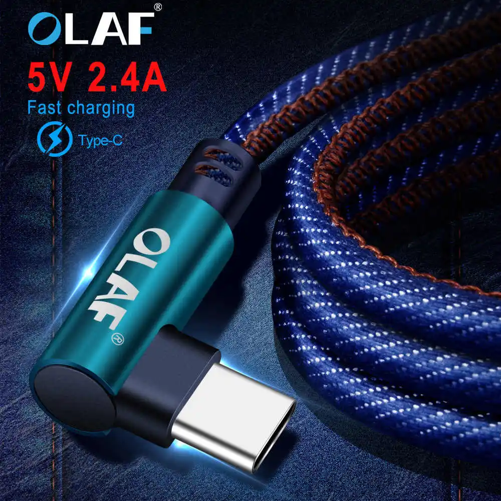 Олаф 2 м Быстрая зарядка usb type C кабель для huawei P20 Lite Pro Быстрая зарядка Usb C type C кабель для передачи данных Шнур для samsung S8 S9 plus