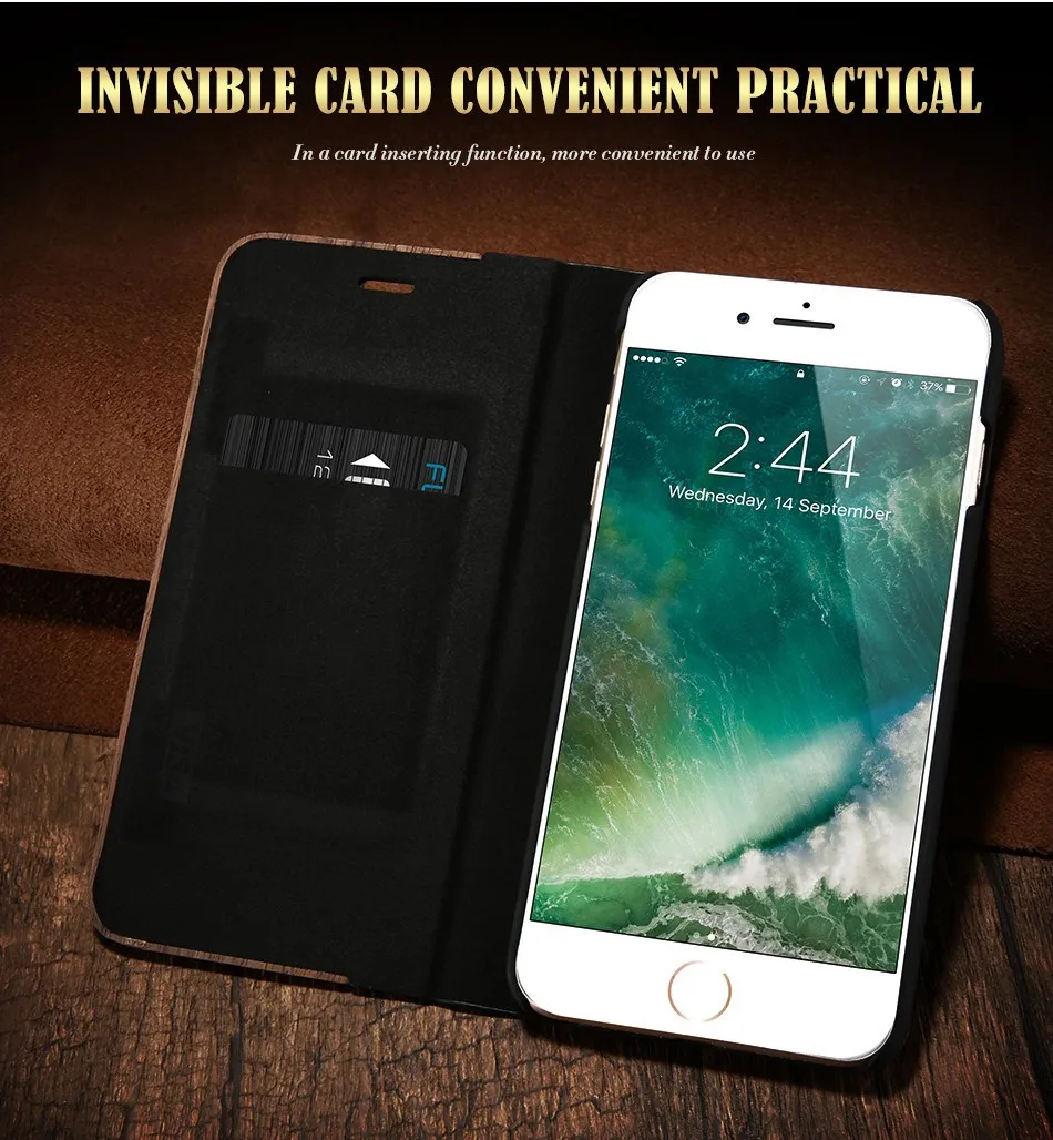 Kisscase Флип-кошелек для iPhone 6 6S 7 8 Plus Cover Ретро натуральный корпус из натурального дерева для iPhone 6 6S 7 8 Plus X 10 Case чехол на айфон 6 чехол на айфон 7 8 чехол на айфон 6s plus чехлы на айфон 6 plus