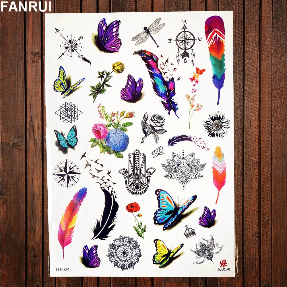 Гаджеты Мультяшные Временные татуировки наклейки для девочек боди арт живопись